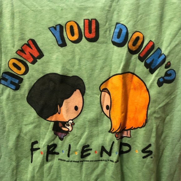 Green Friends Kids T-Shirt 14/16 NWOT - Picture 3 of 4